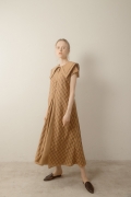CHELSEA COLLAR CHECKED DRESS/チェルシーカラーチェックドレス