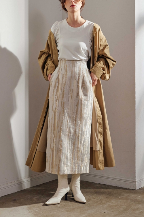 JACQUARD PENCIL SKIRT/ジャカードペンシルスカート JACQUARD PENCIL SKIRT/ジャカードペンシルスカート