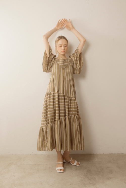 STRIPED SUN DRESS/ストライプサンドレス