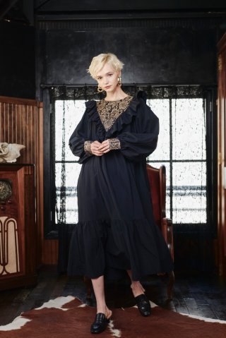 GONGFU 3WAY RUFFLE DRESS