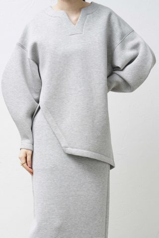JERSEY ASYMMETRY DESIGN TOP/ダンボールアシメデザイントップス
