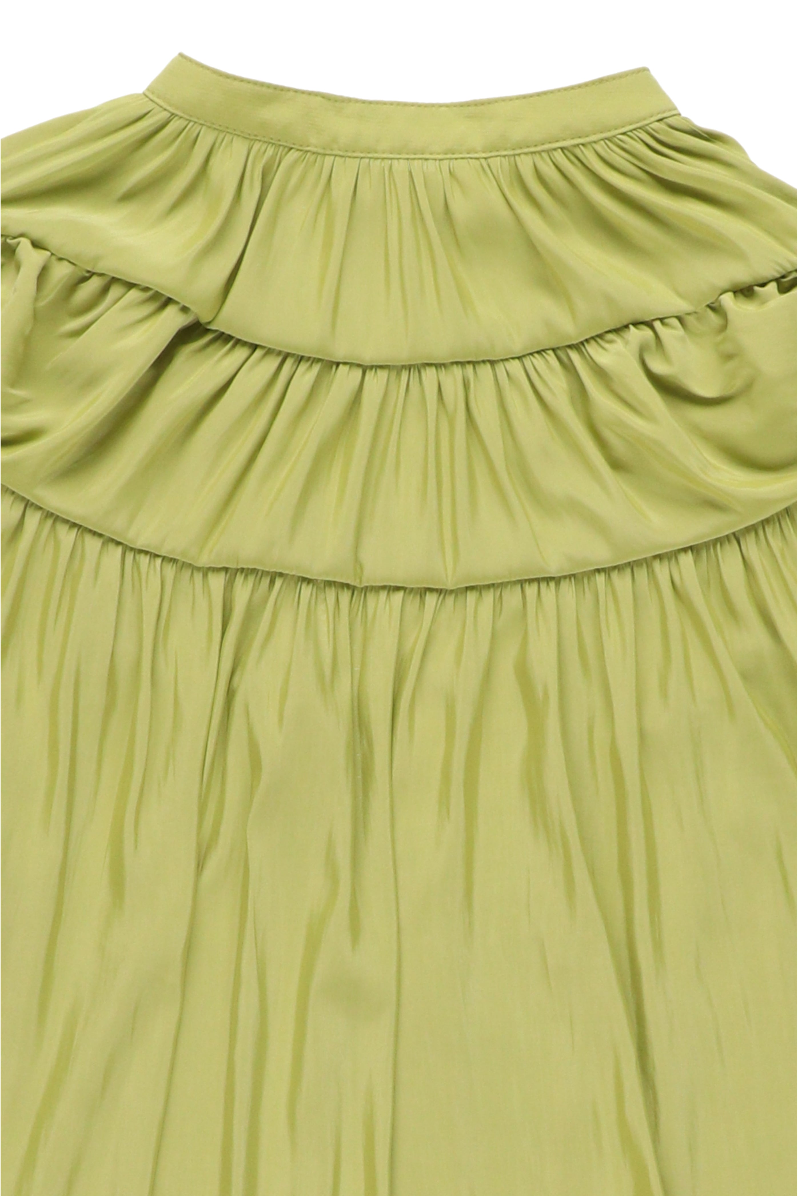 FRONT LACE SHIRRING BLOUSE/フロントレースレースシャーリングブラウス