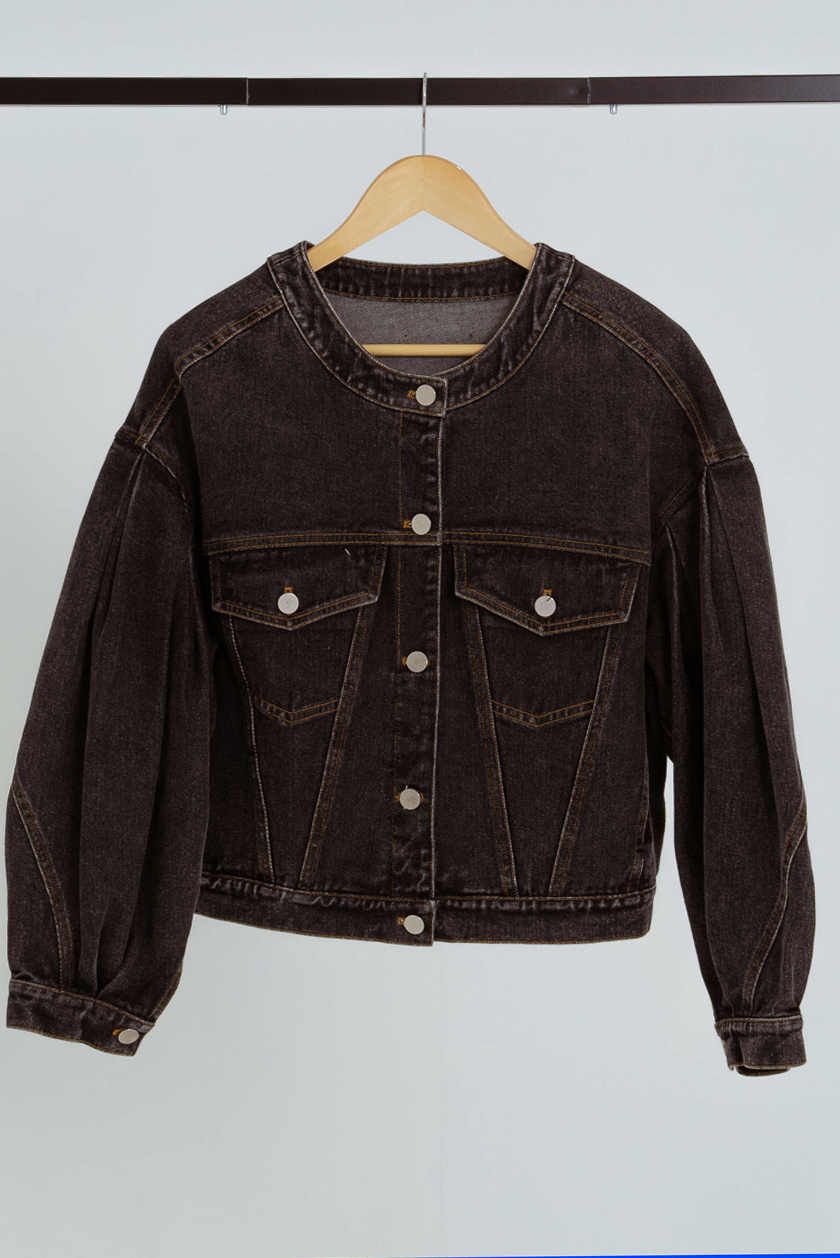 BANANA SLEEVES NO COLLAR JACKET/バナナスリーブノーカラージャケット