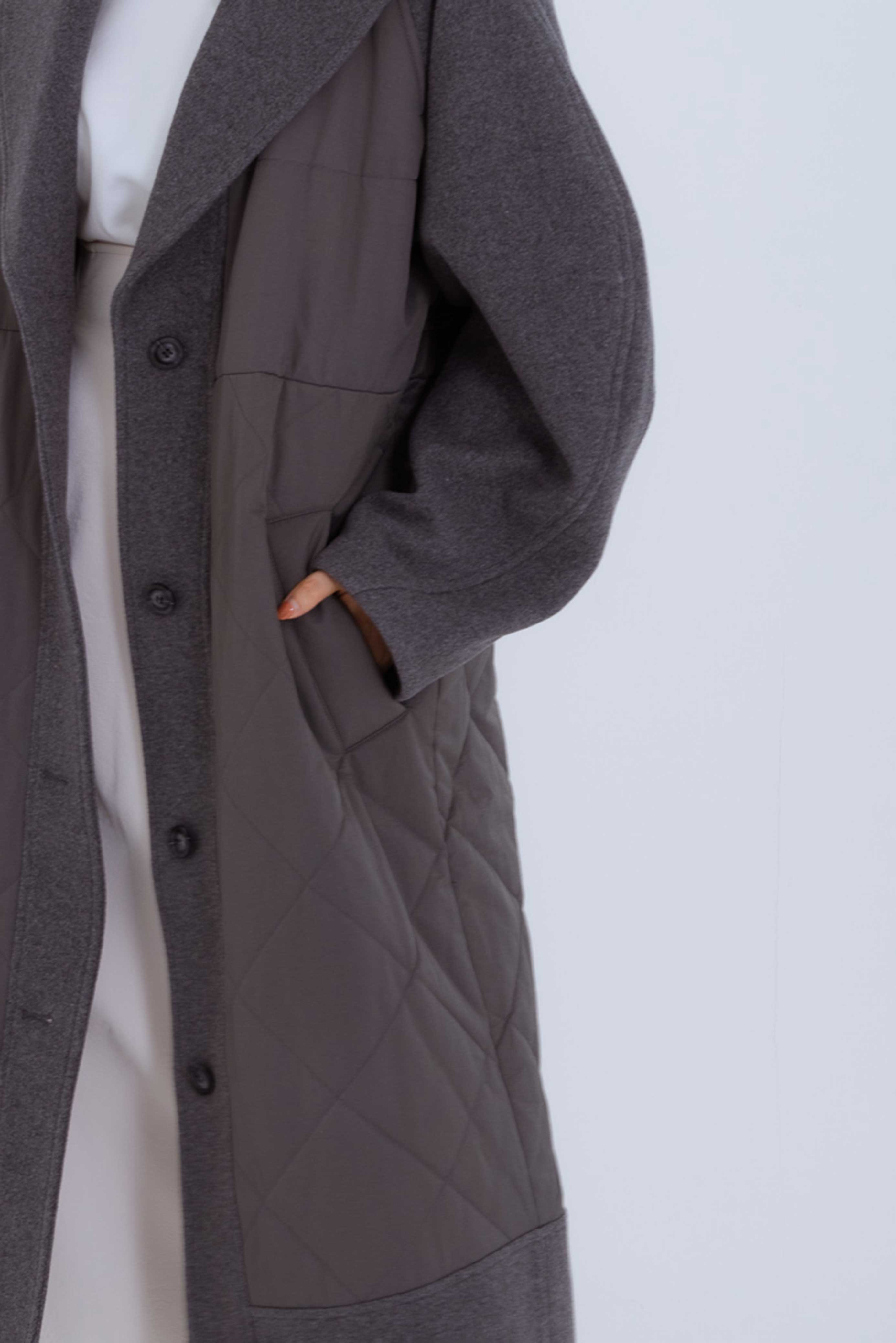 DESIGN SLEEVES QUILTING COAT/サーキュラースリーブキルティングコート