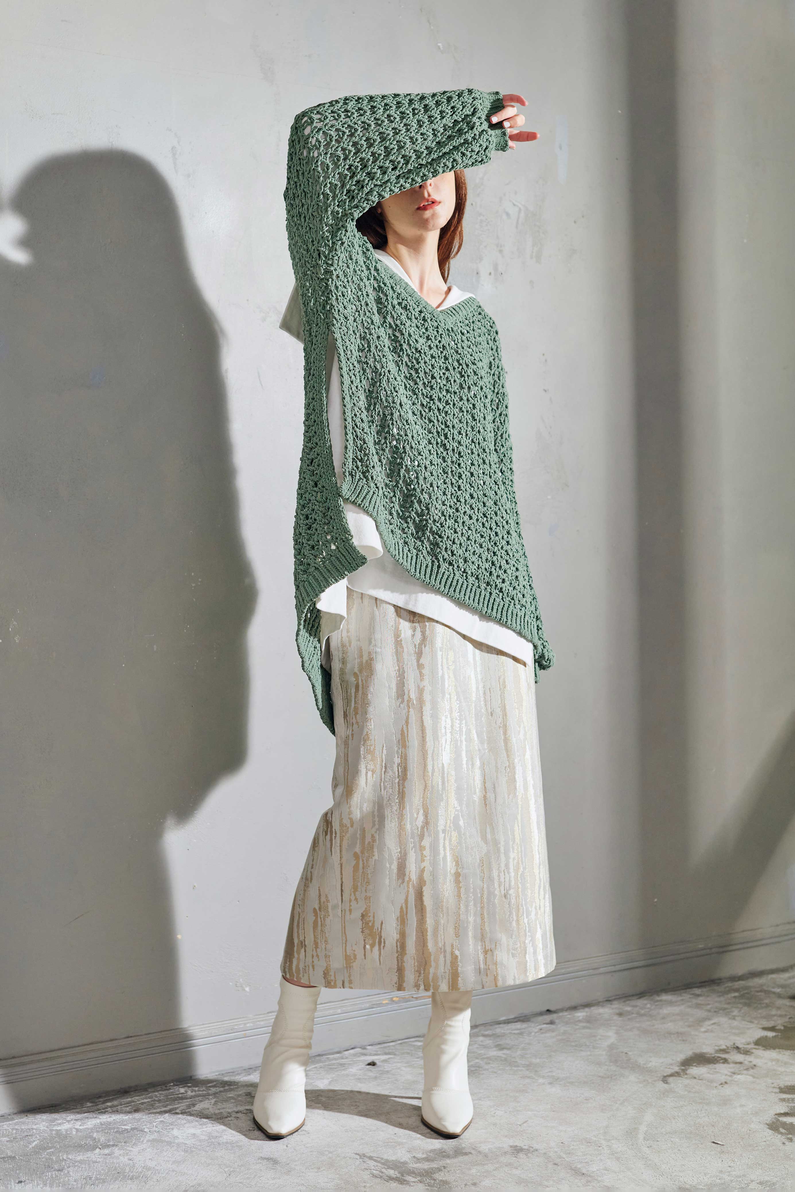 JACQUARD PENCIL SKIRT/ジャカードペンシルスカート