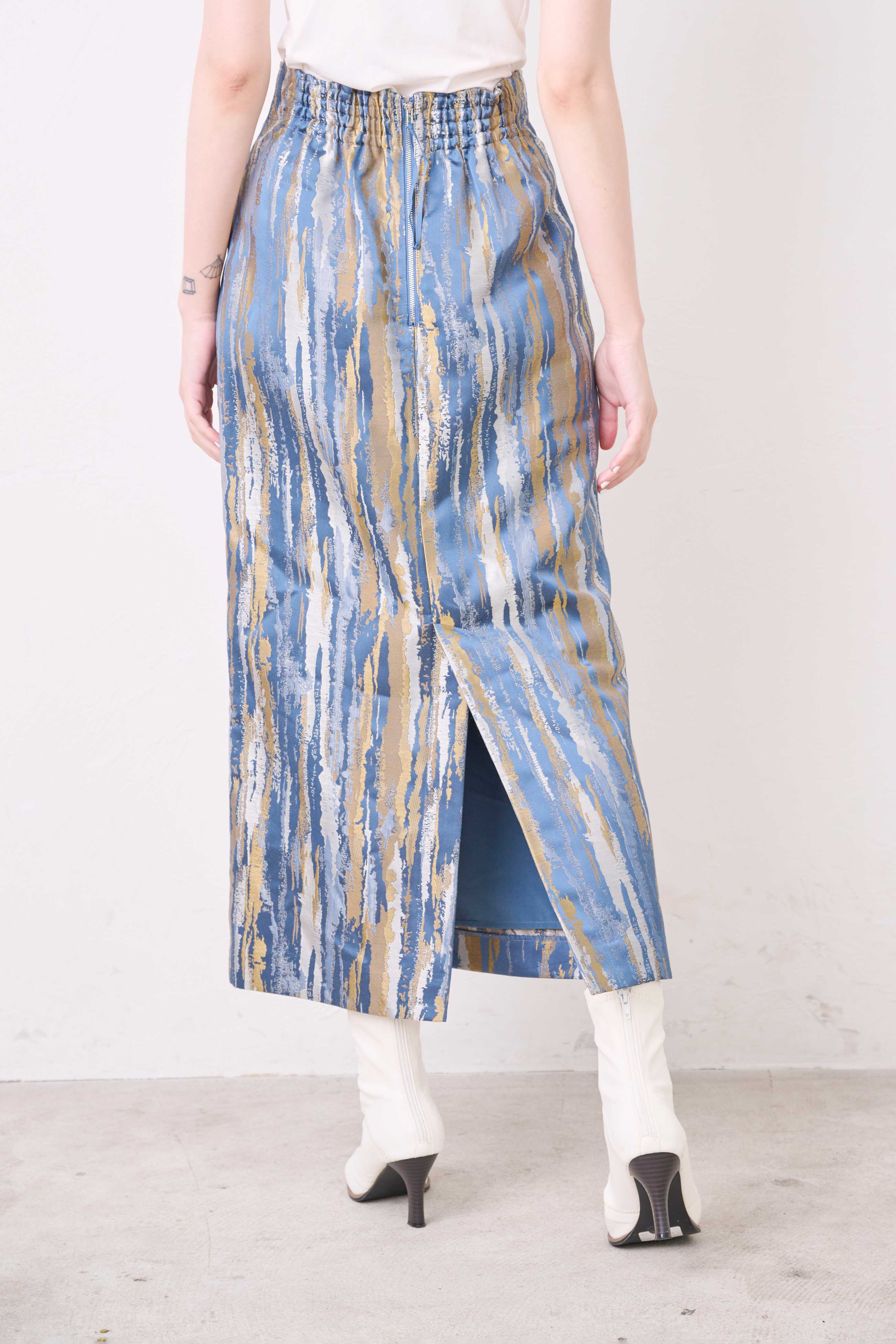 JACQUARD PENCIL SKIRT/ジャカードペンシルスカート