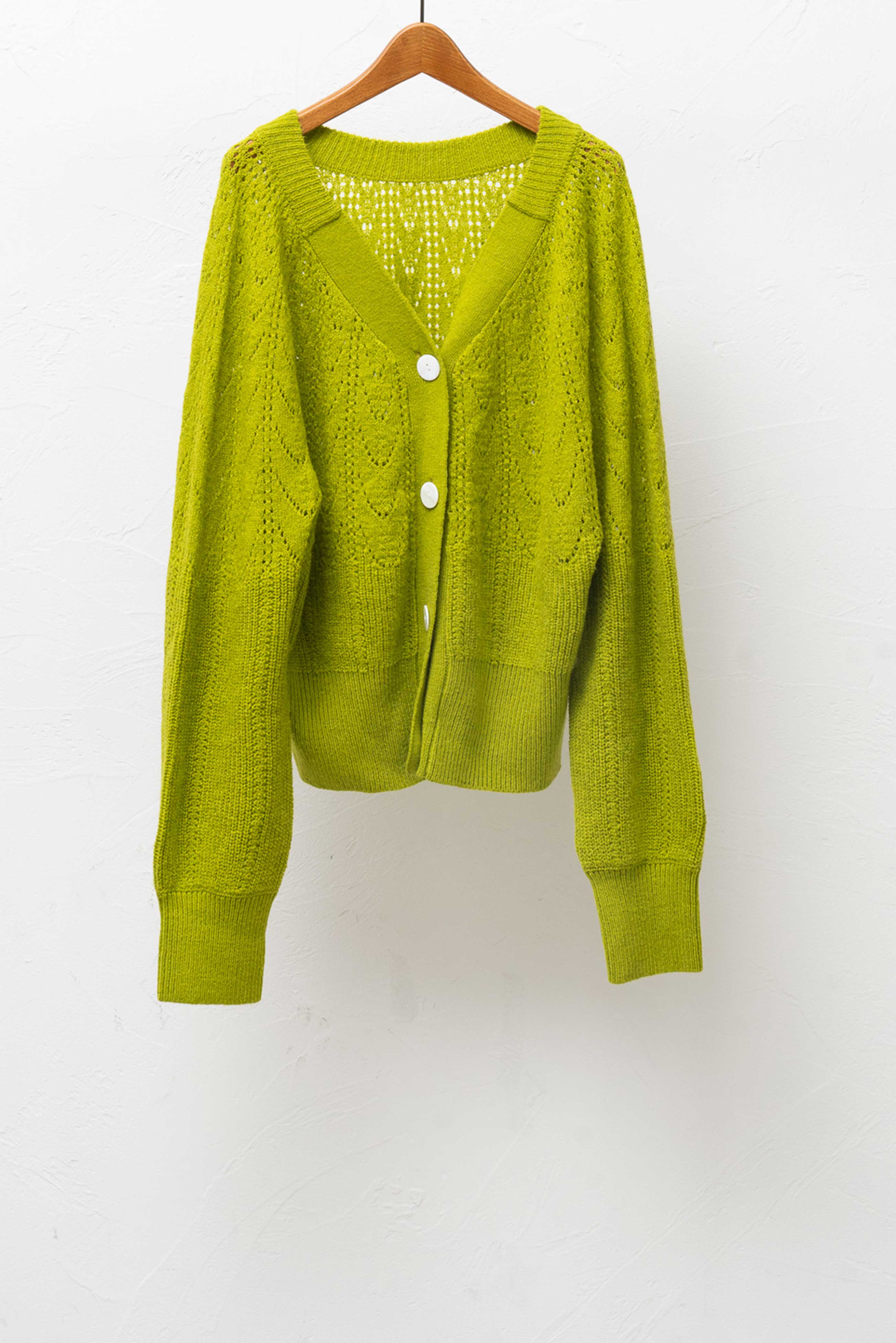 OPENWORK KNITTING 2WAY TOPS/求心透かし編み2WAYニット