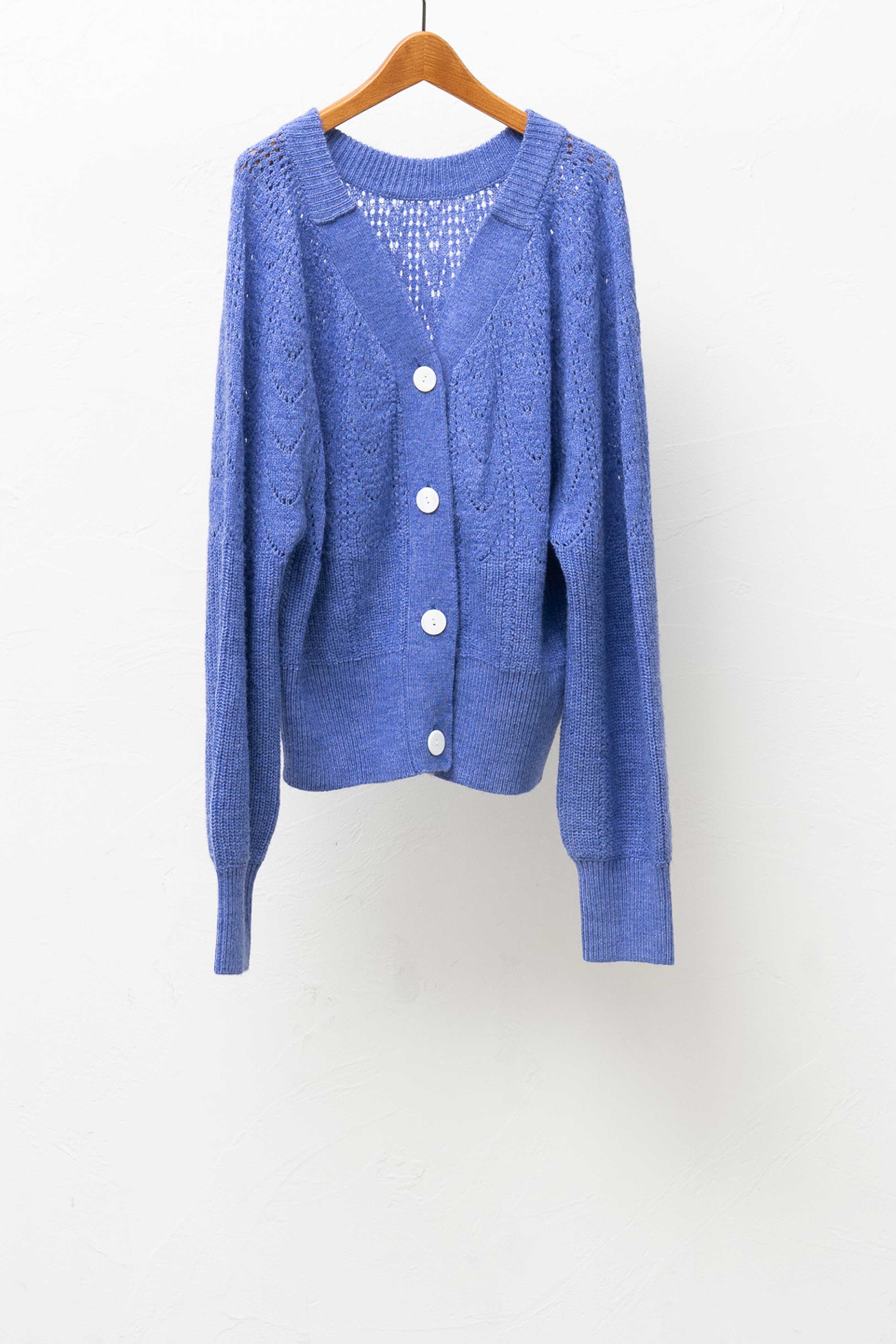 OPENWORK KNITTING 2WAY TOPS/求心透かし編み2WAYニット