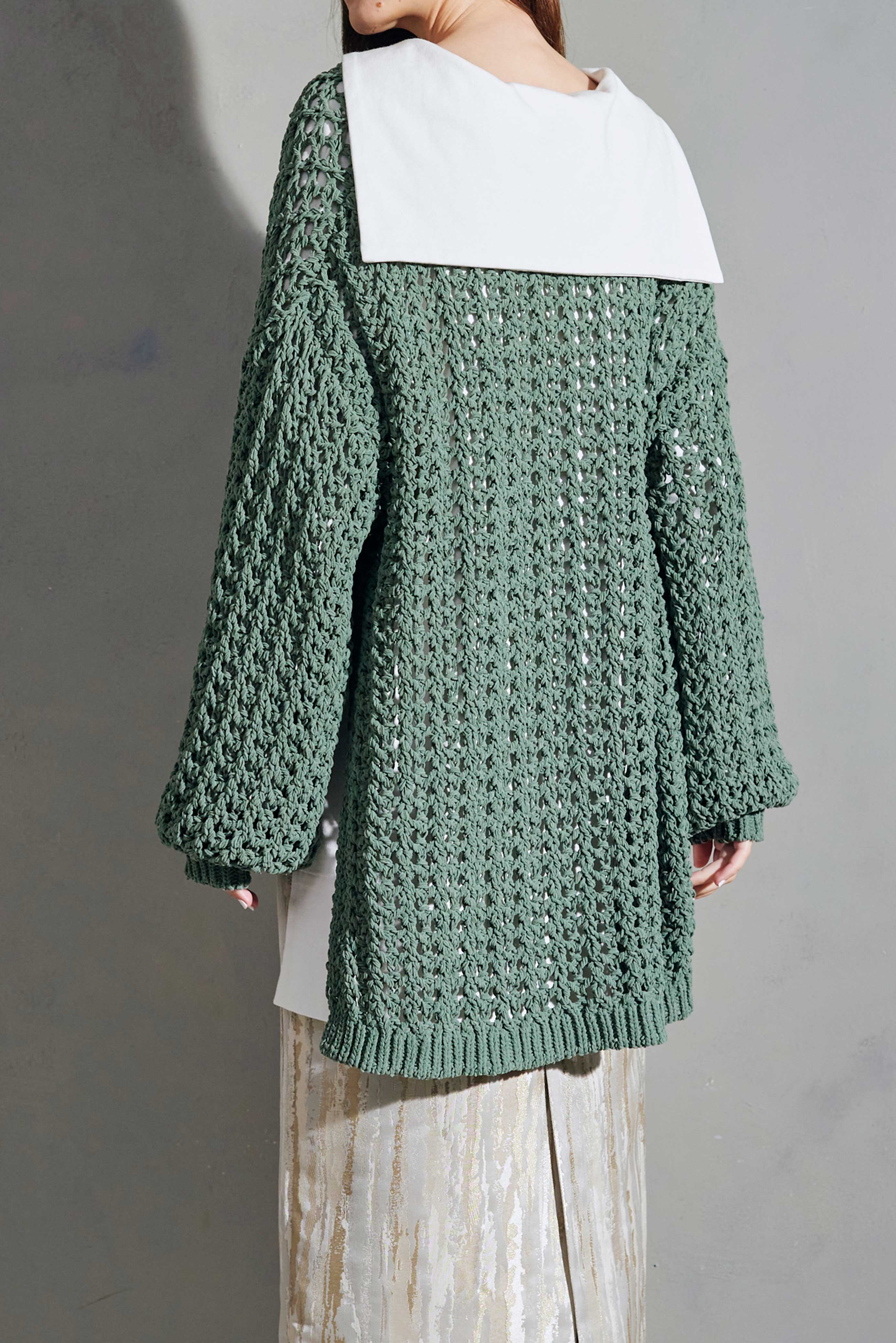 SIDE SLIT MESH KNITTING TOP/サイドスリットメッシュニット