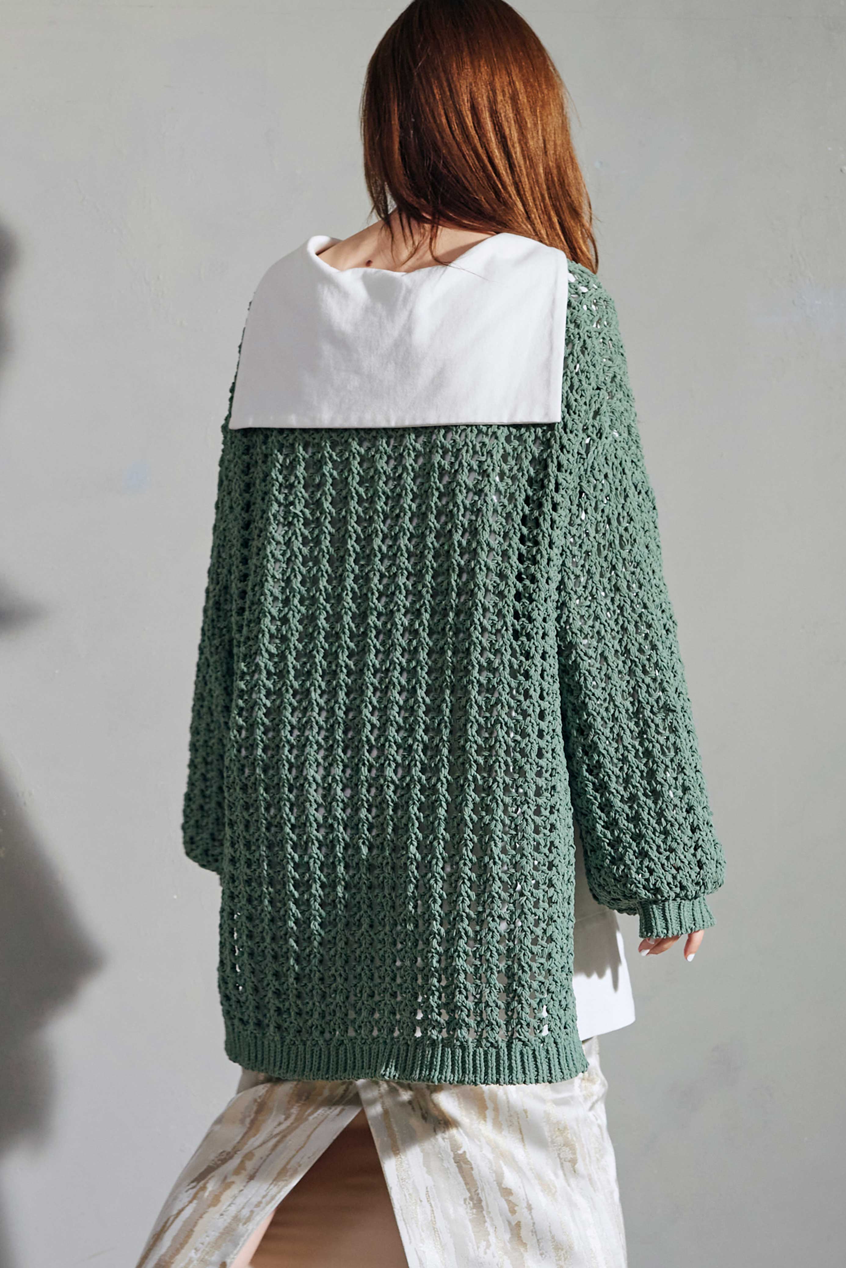 SIDE SLIT MESH KNITTING TOP/サイドスリットメッシュニット