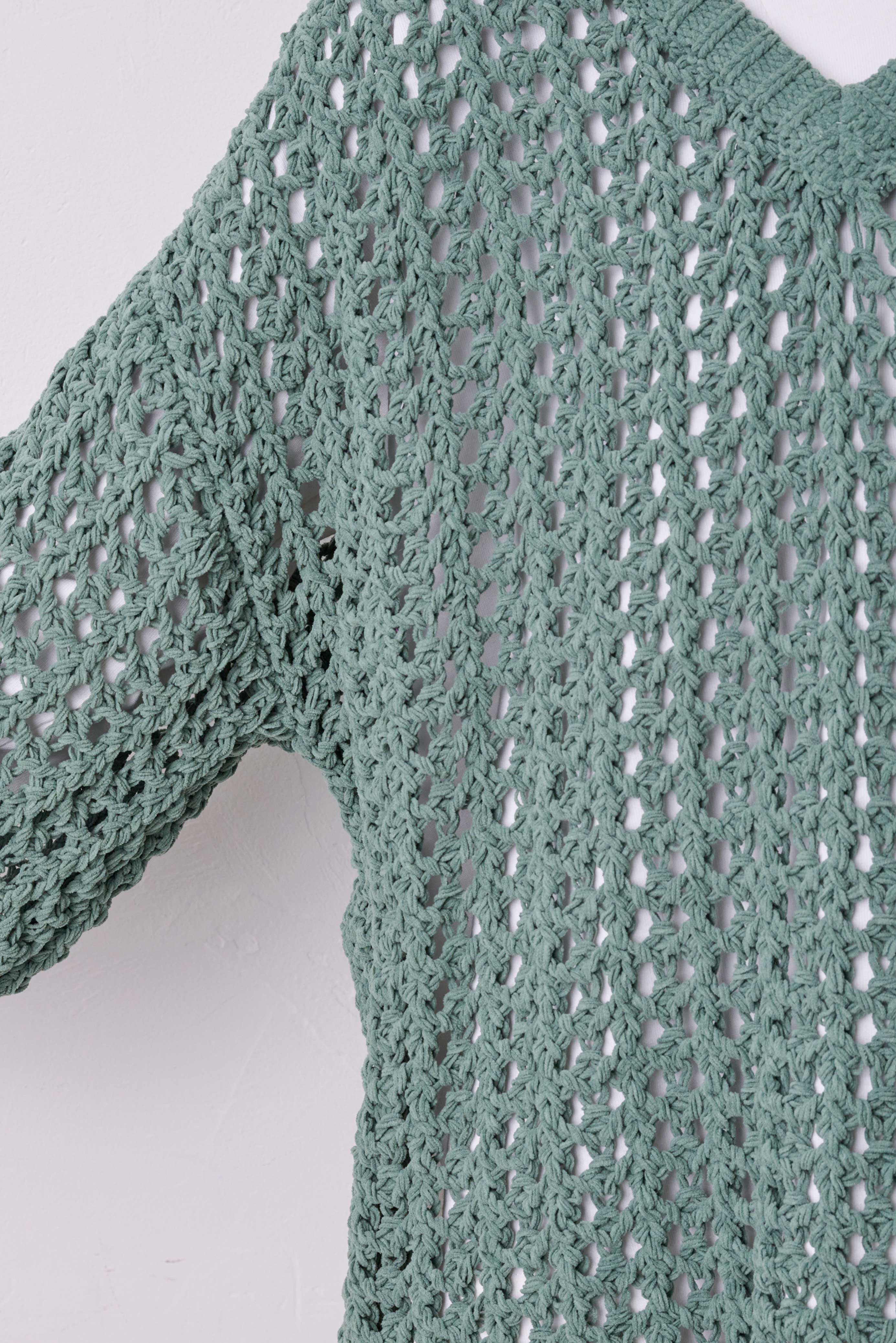 SIDE SLIT MESH KNITTING TOP/サイドスリットメッシュニット