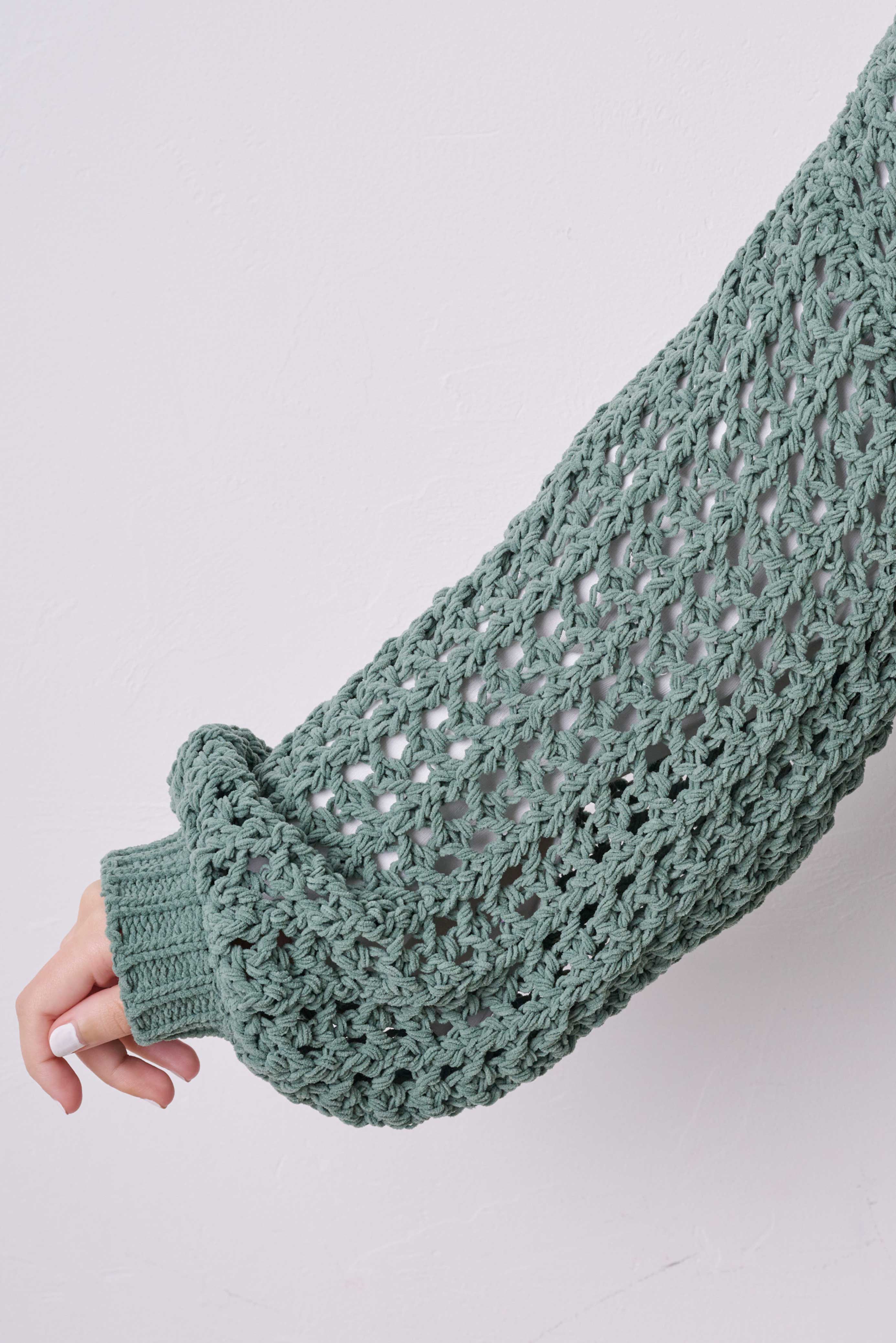 SIDE SLIT MESH KNITTING TOP/サイドスリットメッシュニット